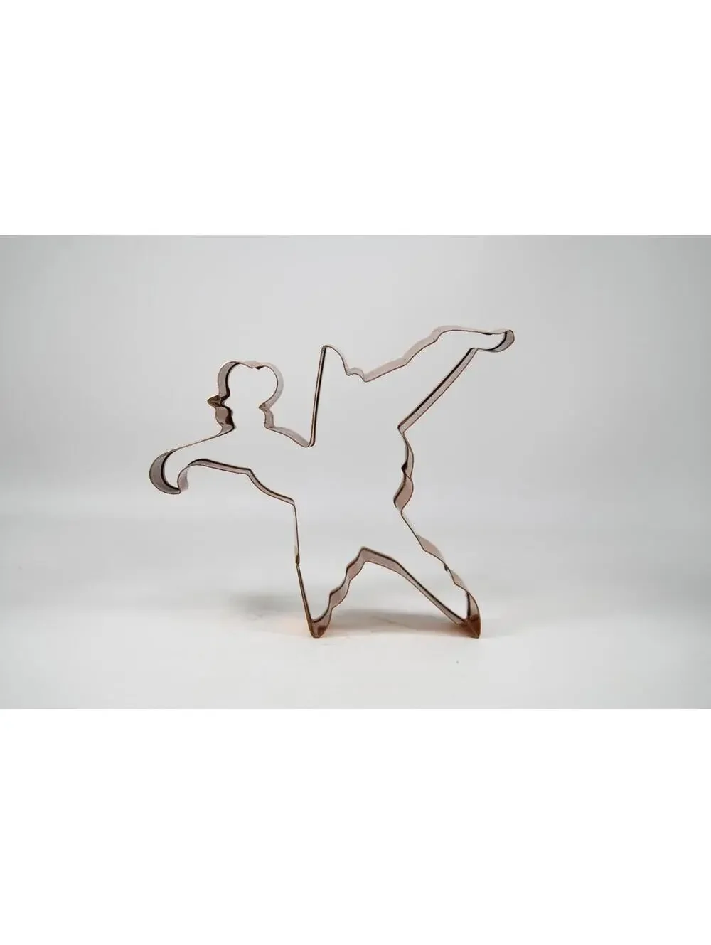 Copper Cookie Cutter Ballerina Dancer Large 5